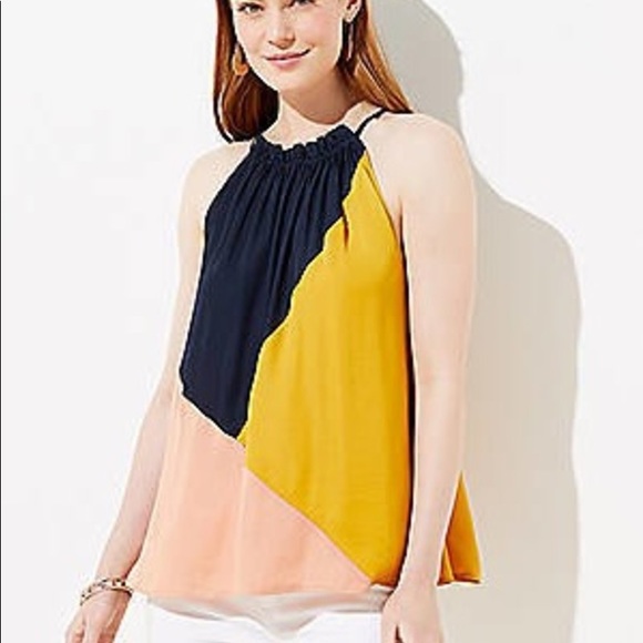LOFT Tops - NWT LOFT Colorblock Top